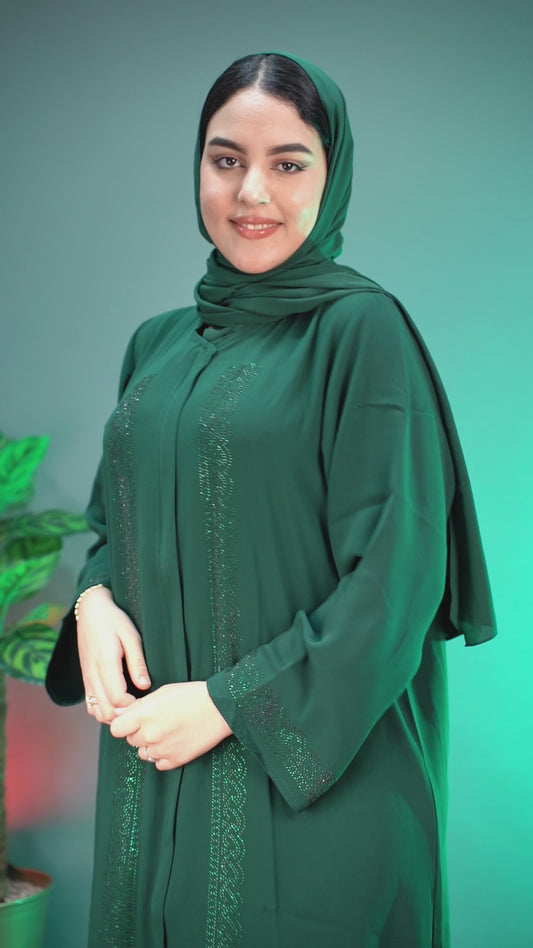 عباية خليجية بالفولار